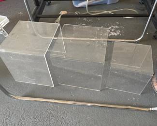 Piece Clear Acrylic Display Risers Set