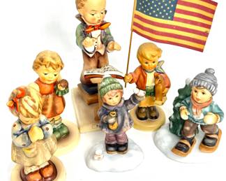 Lot of 6 Vintage Goebel Hummel Figurines