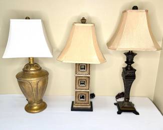 Lot of 3 Table Lamps 2
