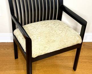 Kimball Carrington Mahogany Side Chair with Black Laquer Finish