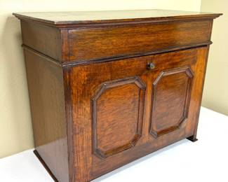 Antique Solid Wood Keepsake Chest