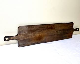 Long Primitive Wooden Cutting Board