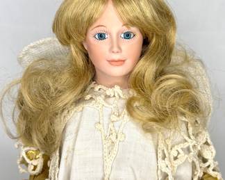 Vintage Angel Doll Tree Topper