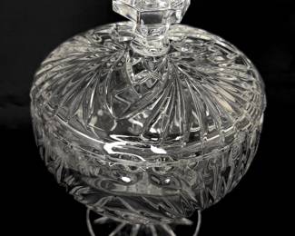 Cut Crystal Candy Dish