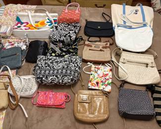 Fun Purses Including Vera Bradley & Tommy Hilfiger