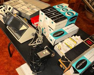 Loads of SLIDES with projector