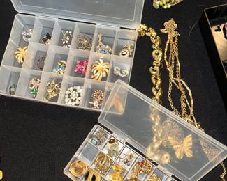 Huge assortment of costume jewelry
