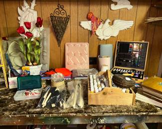 Lots of craft supplies