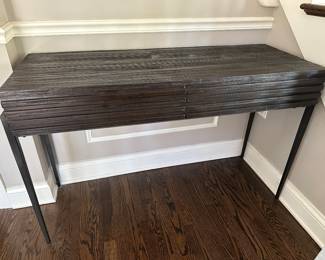 Bernhardt entry cabinet/console with 2 drawers 47"W x 18"D x 31"H - $300