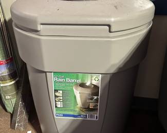 (2)  rain barrels (only one photographed)