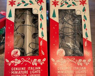 Vintage Christmas lights....