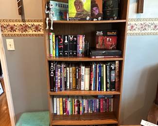 Bookcases and tons of books!