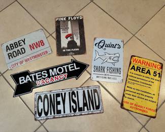 More signs.....
