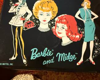Vintage Barbie Case & Dolls 