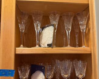 Waterford Wine and Drinking Glasses 