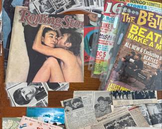 Beatles Memorabilia collage 