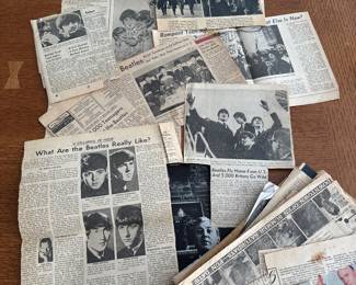 Large Beatles ephemera bundles