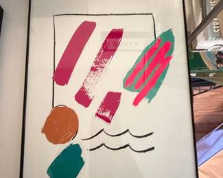 Abstract Expressionist Style Print
