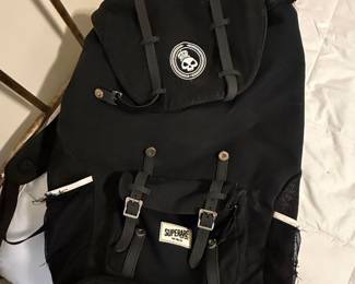 Superare New York City Skull Logo Backpack