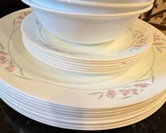 Corelle Silk Blossom Pattern Dinnerware Set second image
