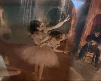 Framed Print of Edgar Degas The Rehearsal on Stage second image