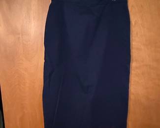 J. Crew Womens Pencil Skirt Size Navy Blue