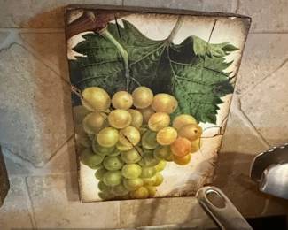 Sid Dickens Grapes for Sale Memory Block Tile Collection