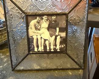 J. Devlin Glass Art Stained Glass Picture Frame