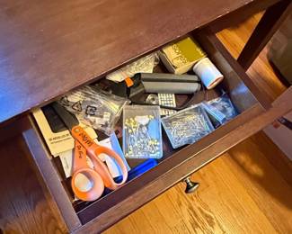 Sewing Notions Drawer Contents