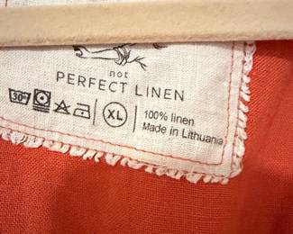 Not Perfect Linen VNeck Dress second image