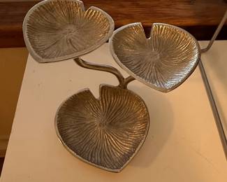 Three Leaf Shaped Trinket Dish