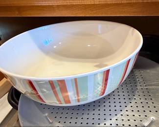 Certified International Stripes Ceramic Serving Bowl