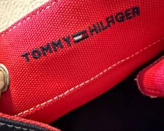 Tommy Hilfiger American Flag Canvas Drawstring Backpack second image