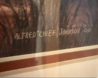 Alfred Chief Johnson Sunset Flight Limited Edition Print second image
