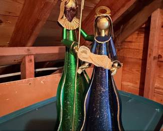 Nativity Scene Figures  Joseph, Mary, and Baby Jesus