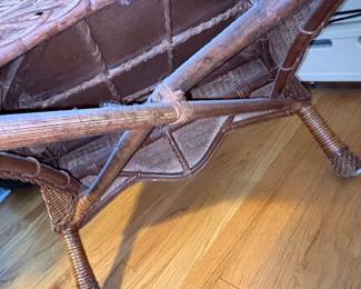 Pier Imports Wicker Armchairs with Cushions fourth image