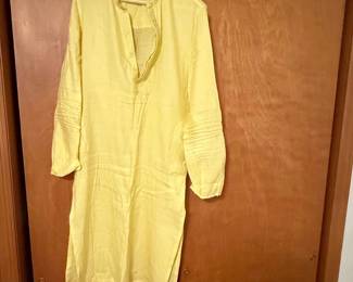Yellow Mens Kurta Pajama Set