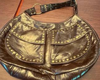 Studded Hobo Handbag  Isabella Fiore