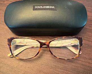 Dolce  Gabbana DG Tortoiseshell Eyeglasses with Case