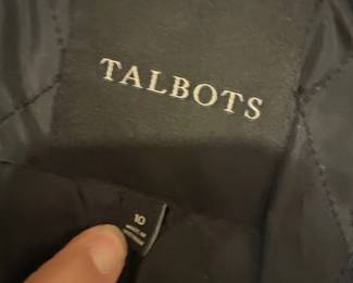 Talbots Womens Wool Blend Coat second image