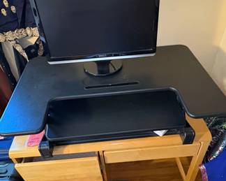 VIVO Height Adjustable Standing Desk Converter third image