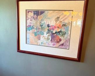 Framed Watercolor Painting by Dorothy Skeados Ganek