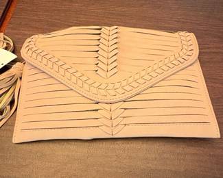 Fringe Envelope Clutch with Tassel