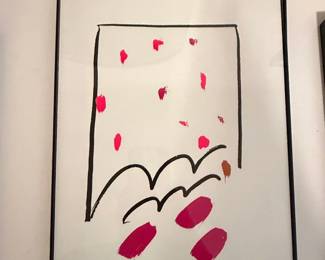 Peter Max Cosmic Runner Serigraph