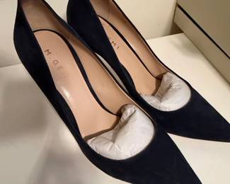 M. Gemi The Felize Pointed Toe Suede Pumps