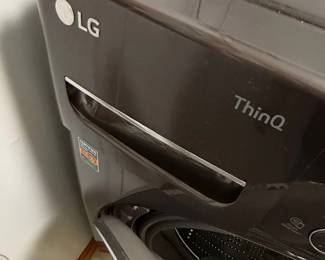 LG ThinQ . cu. ft. Front Load Smart Washer second image