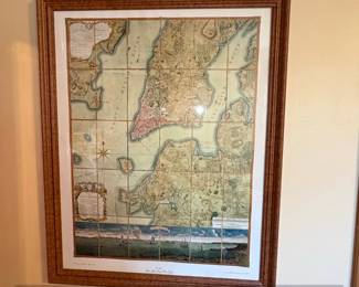 Bernard Ratzer Plan of the City of New York Map Print