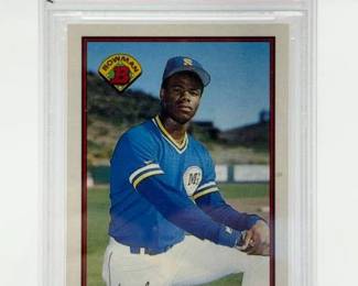 1989 Bowman Ken Griffey Jr. Rookie Card PSA 8 NM-MT