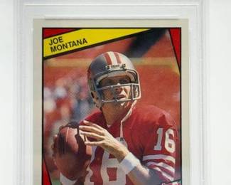 1984 Topps Joe Montana PSA 9 Mint Football Card