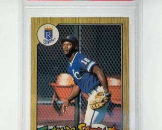 1987 Topps Bo Jackson Future Stars Rookie Card PSA 8 NM-MT